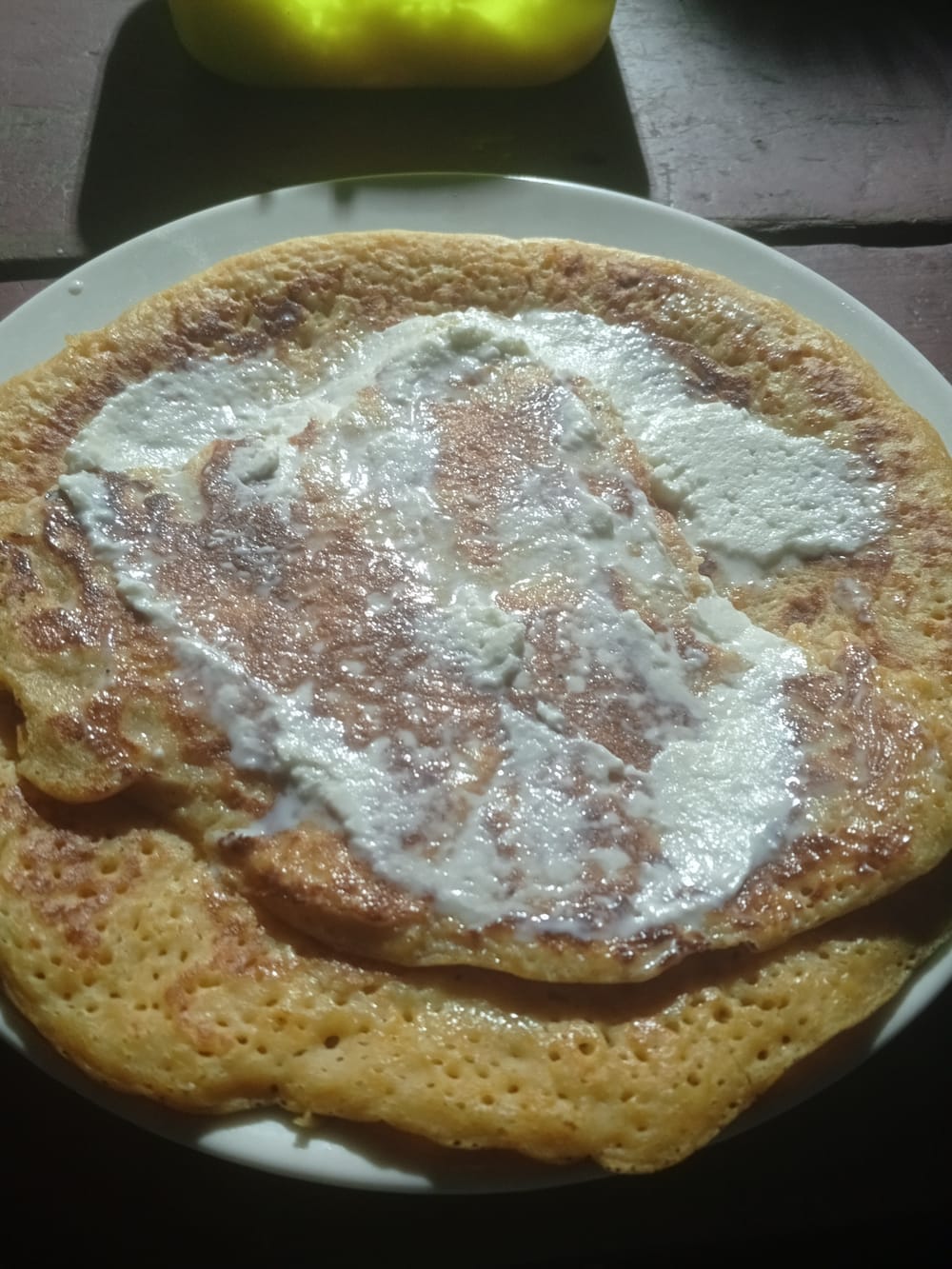 Assiette de nourriture locale au Vénézuela.